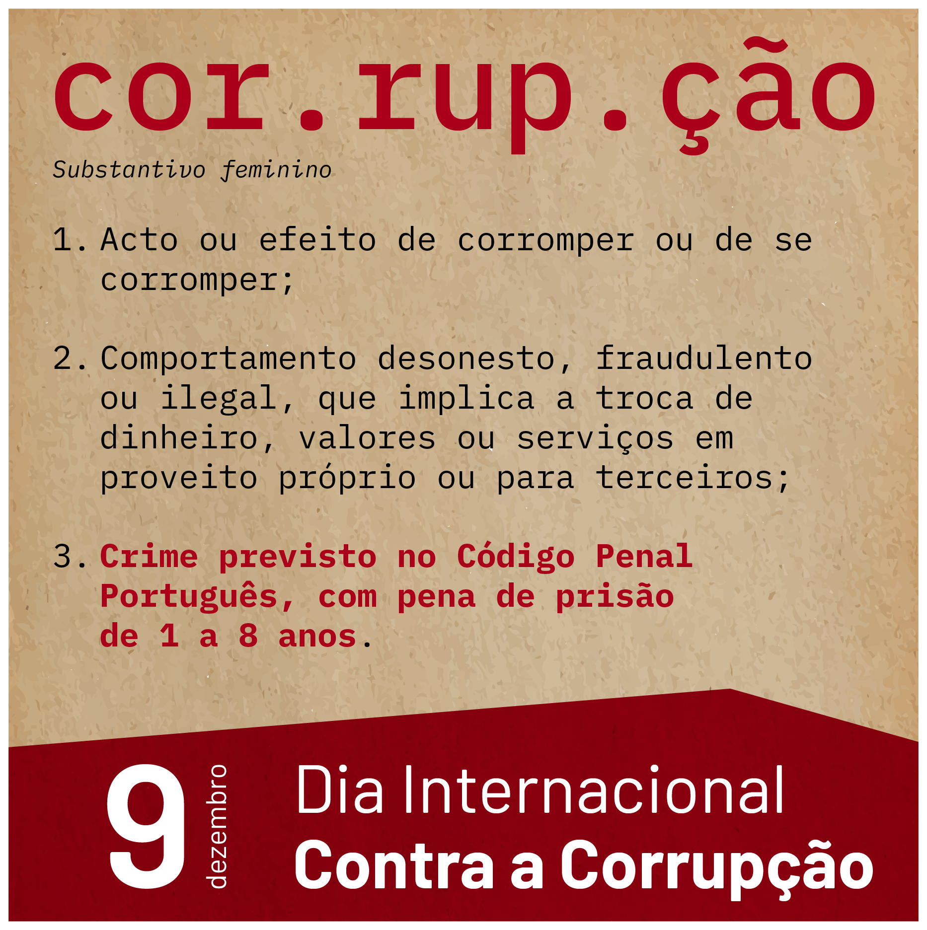 Dia Internacional contra a Corrupção