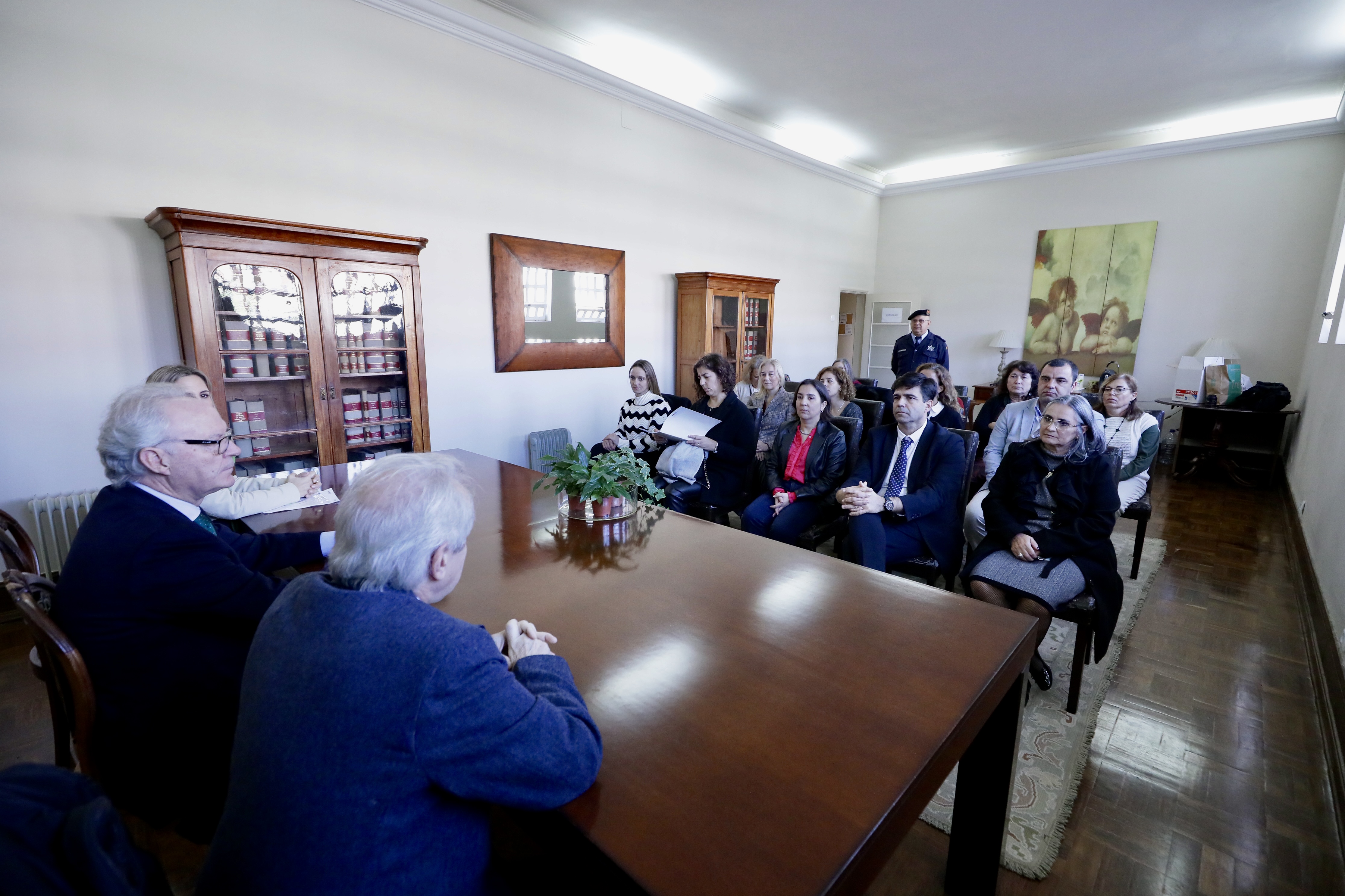 Cerimónia de inauguração da Bebéteca do Estabelecimento Prisional de Tires